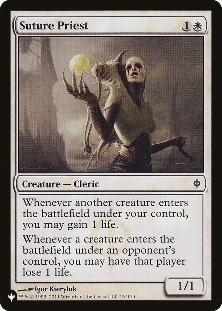 Suture Priest (NPH) (25) (LIST)