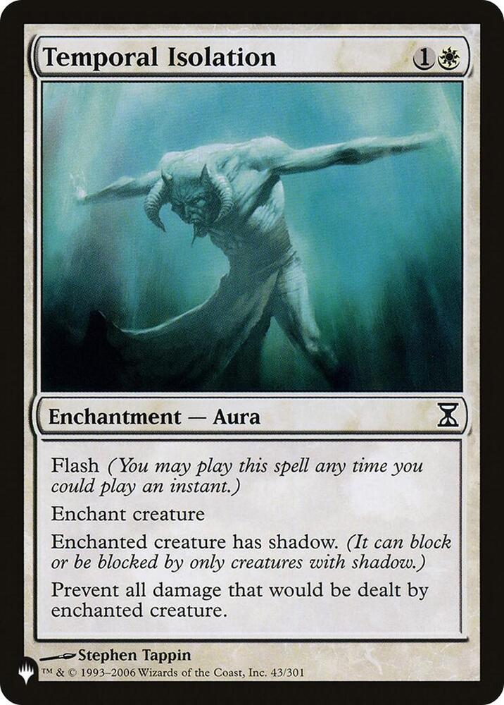 Temporal Isolation (43/301) (LIST)