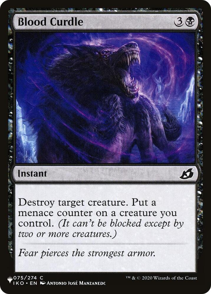Blood Curdle (075/274) (LIST)