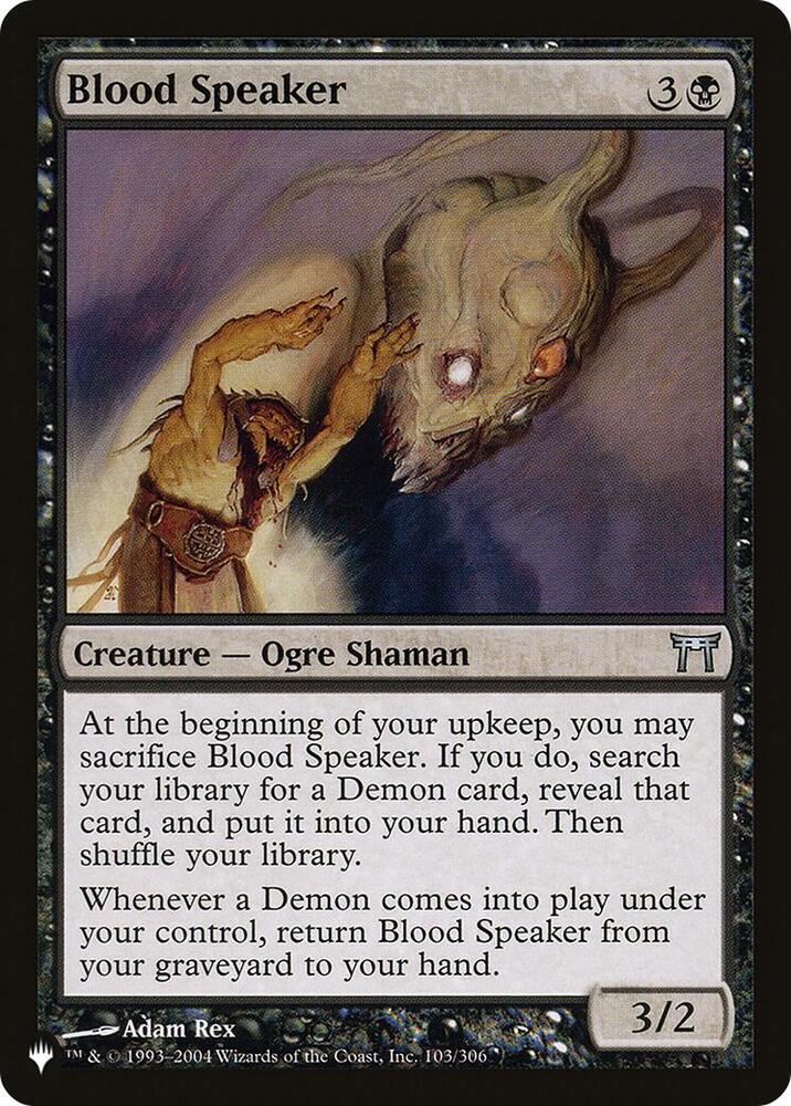 Blood Speaker (103/306) (LIST)
