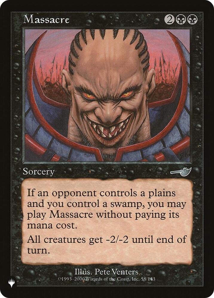Massacre (58/143) (LIST)