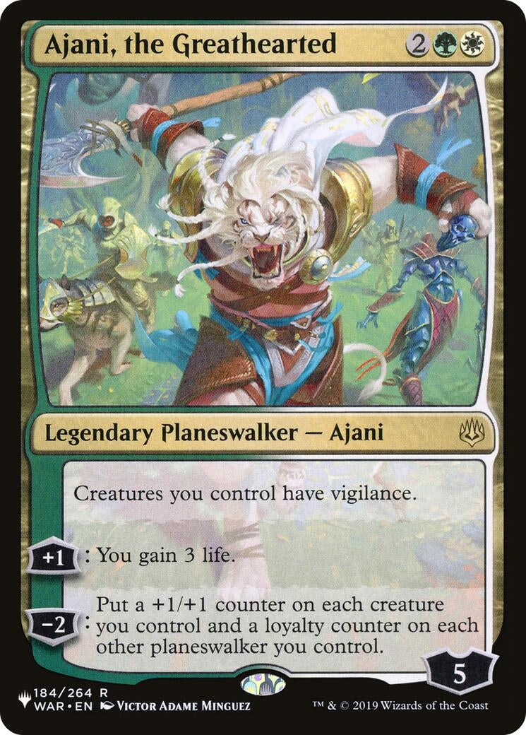 Ajani, the Greathearted (184/264) (LIST)