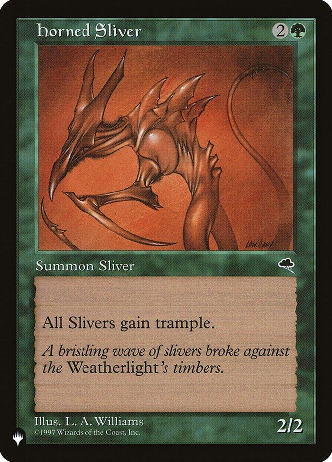 Horned Sliver (LIST)