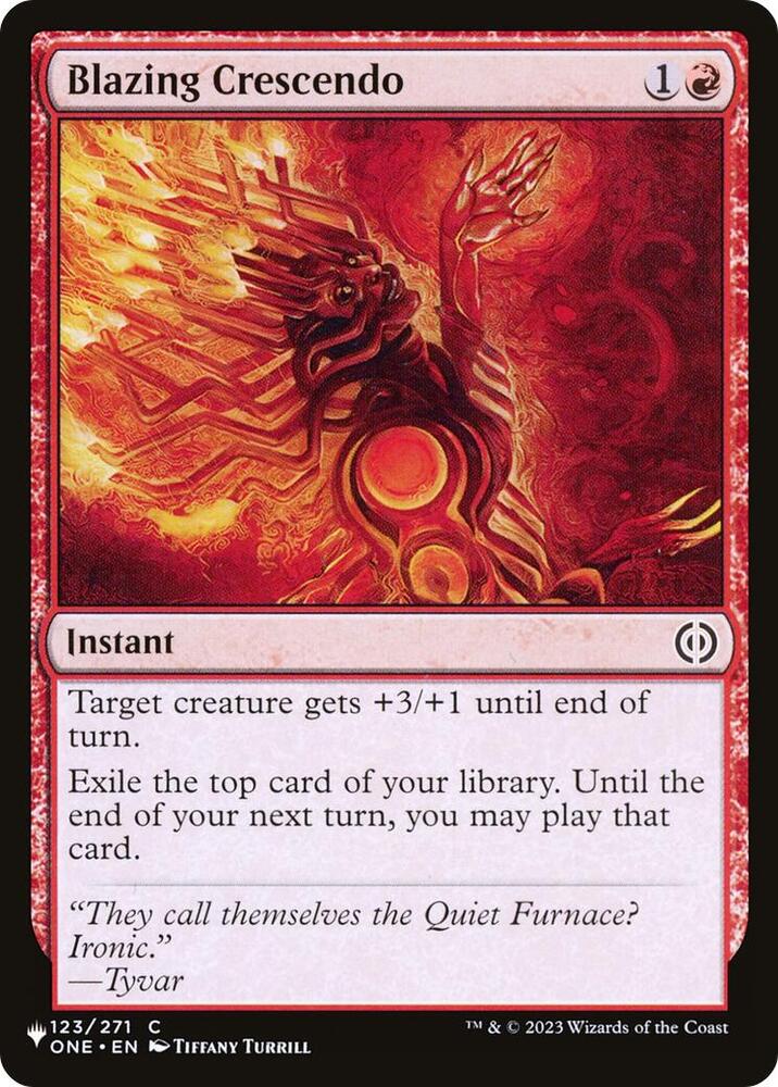 Blazing Crescendo (123/271) (LIST)