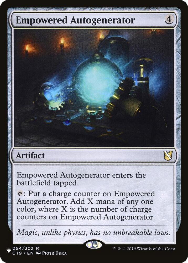 Empowered Autogenerator (054/302) (LIST)