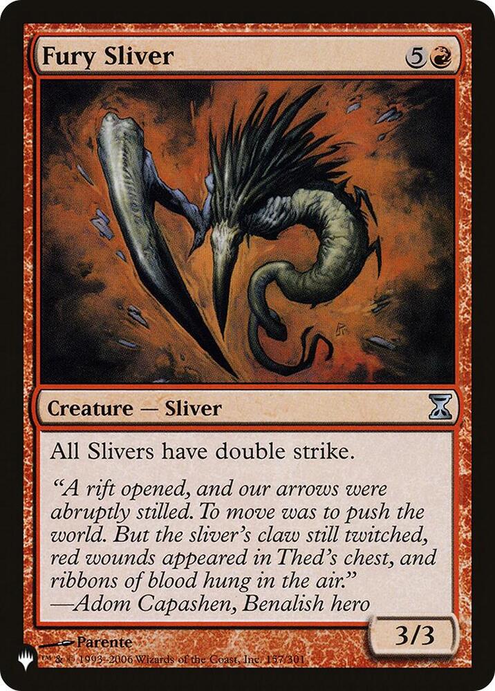 Fury Sliver (157/301) (LIST)