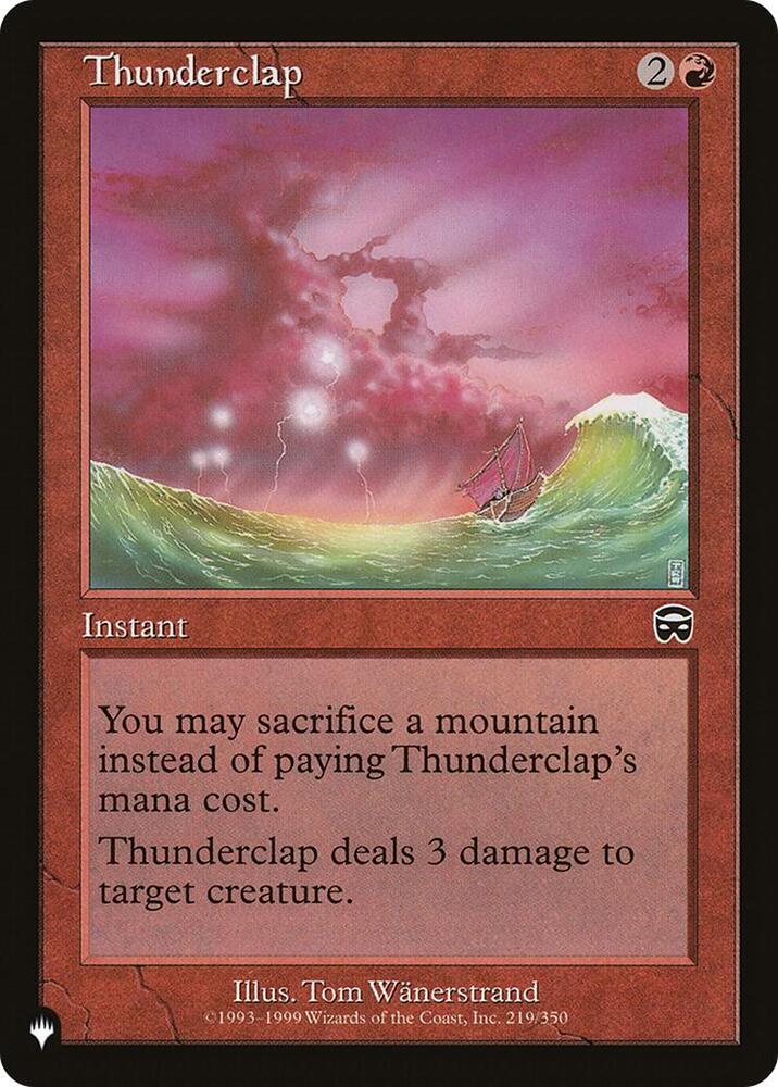 Thunderclap (219/350) (LIST)
