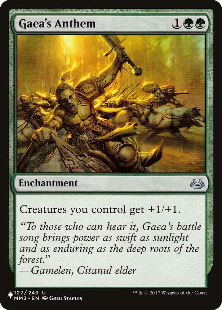 Gaea's Anthem (MM3) (127/249) (LIST)