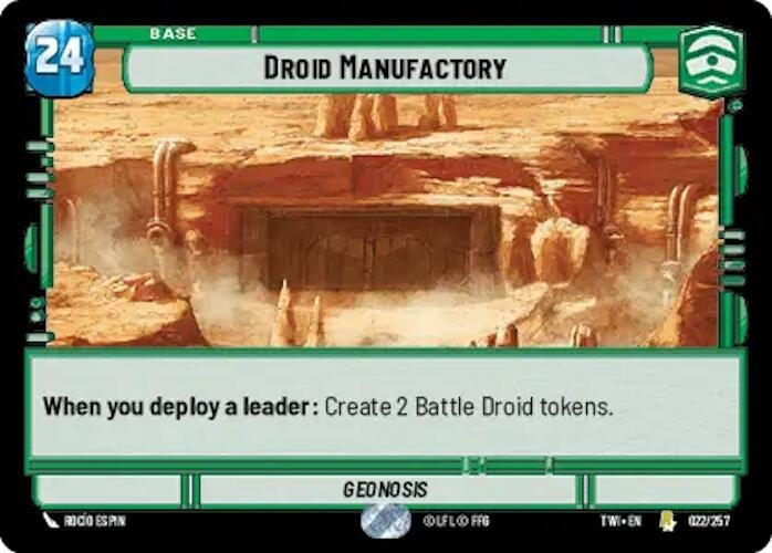 Droid Manufactory (022/257) (TWI)