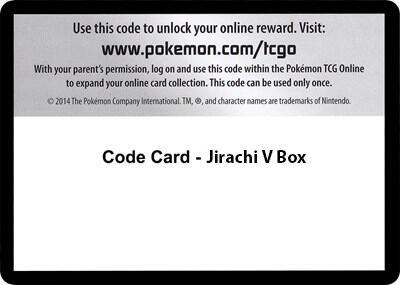 Code Card - Jirachi V Box (MCAP)