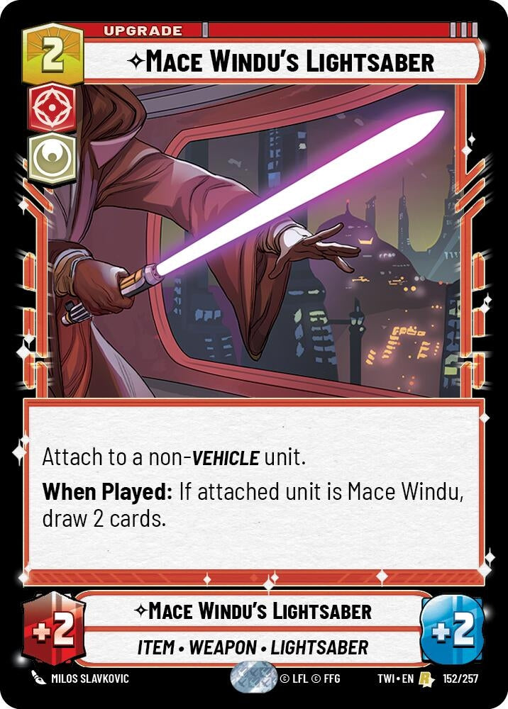 Mace Windu's Lightsaber (152/257) (TWI)