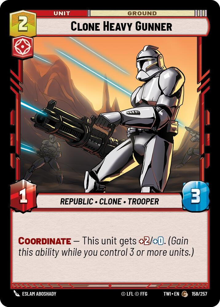 Clone Heavy Gunner (158/257) (TWI)