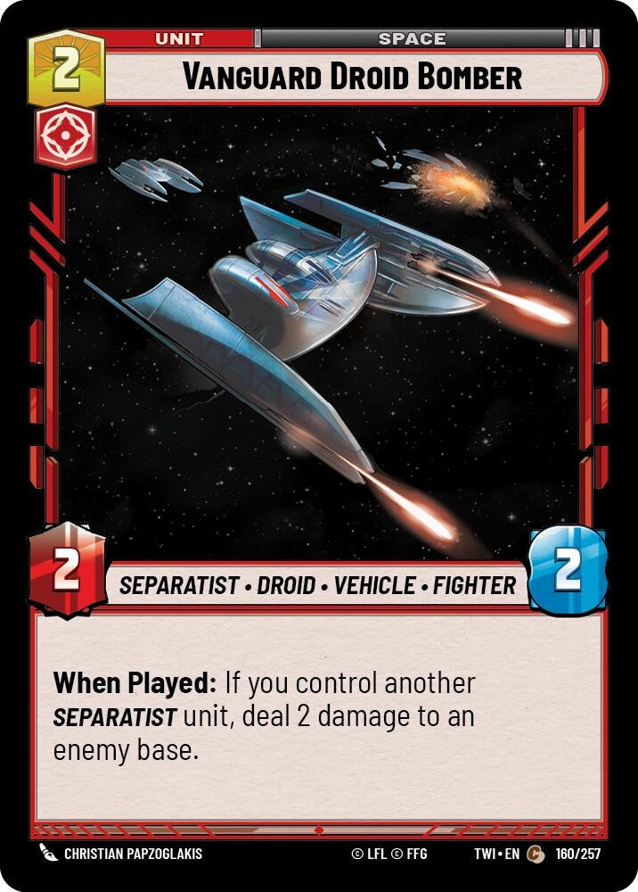 Vanguard Droid Bomber (160/257) (TWI)