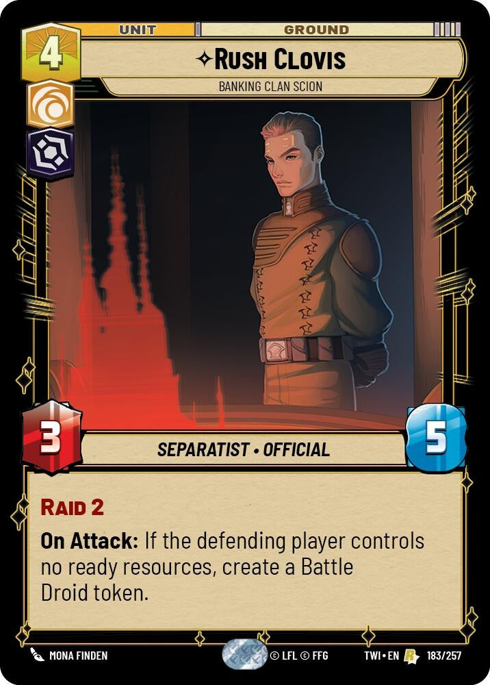 Rush Clovis - Banking Clan Scion (183/257) (TWI)