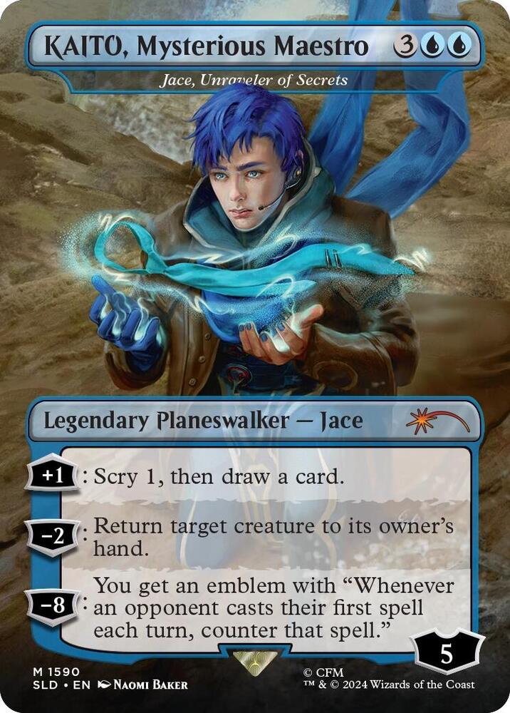 KAITO, Mysterious Maestro - Jace, Unraveler of Secrets (1590) (SLD)