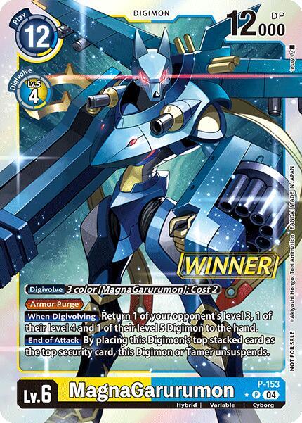 MagnaGarurumon (Store Tournament 2024 Oct. - Dec. Winner Pack) (P-153 P) (D-PR)