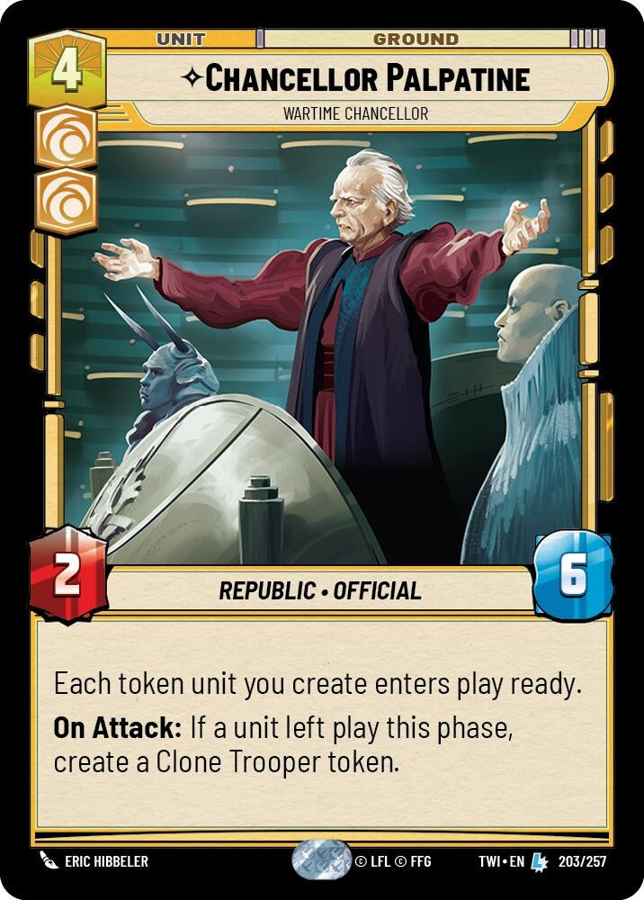 Chancellor Palpatine - Wartime Chancellor (203/257) (TWI)