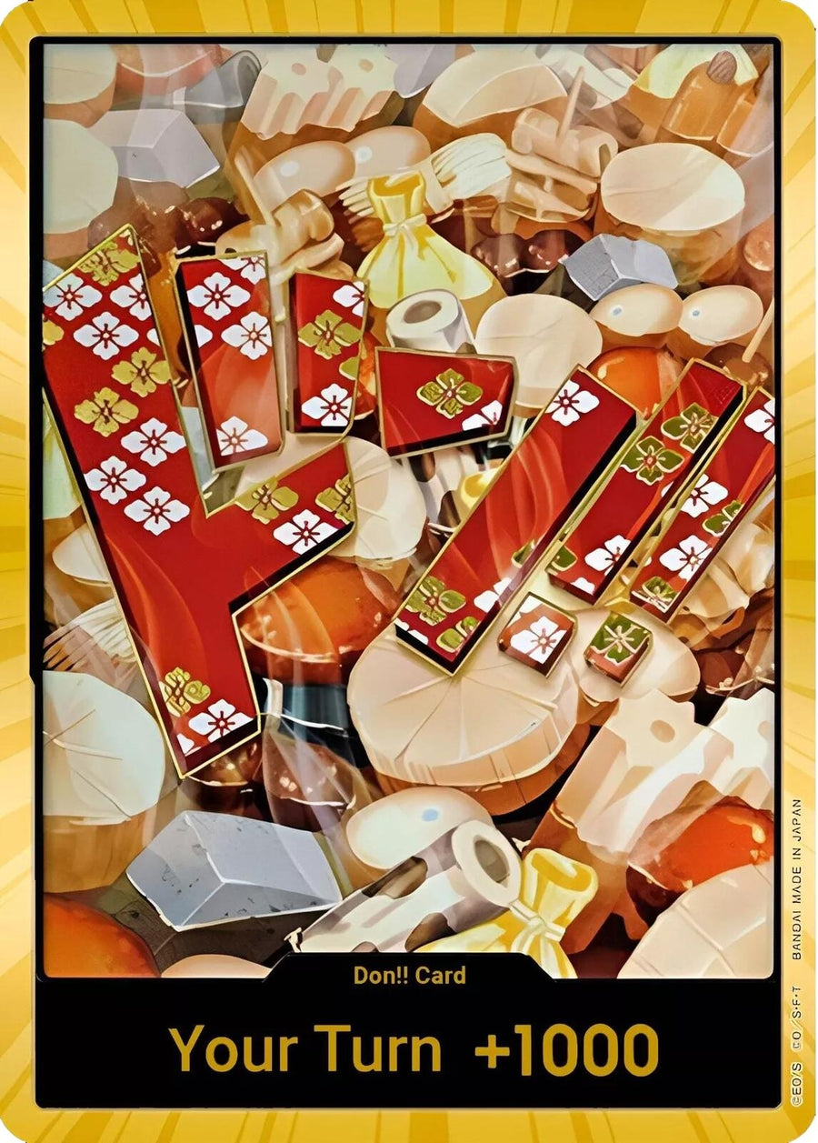 DON!! Card (Oden) (Gold) (PRB-01)