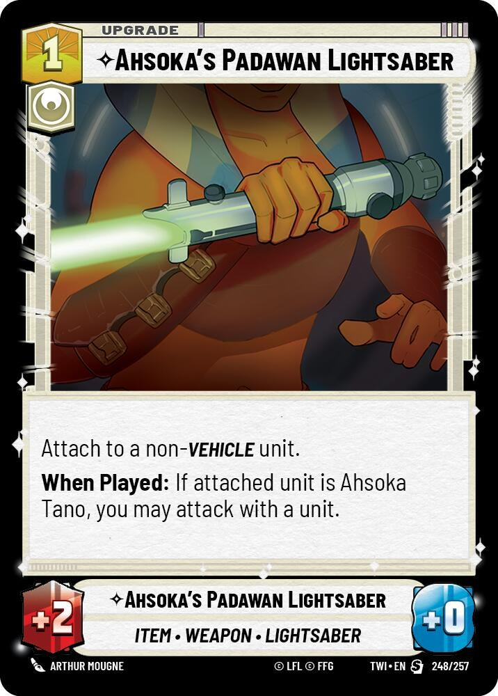 Ahsoka's Padawan Lightsaber (248/257) (TWI)