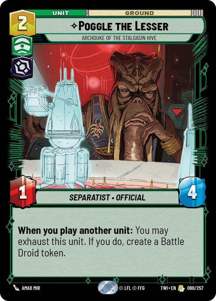Poggle the Lesser - Archduke of the Stalgasin Hive (080/257) (TWI)