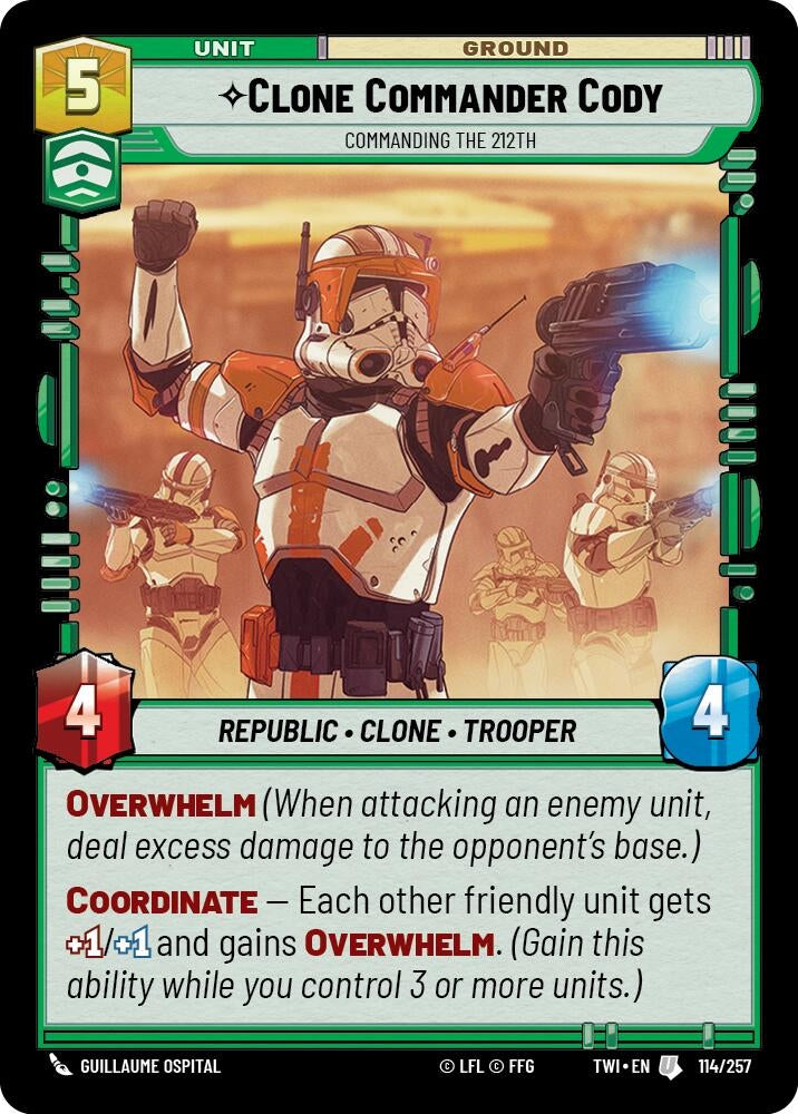 Clone Commander Cody - Commanding the 212th (114/257) (TWI)