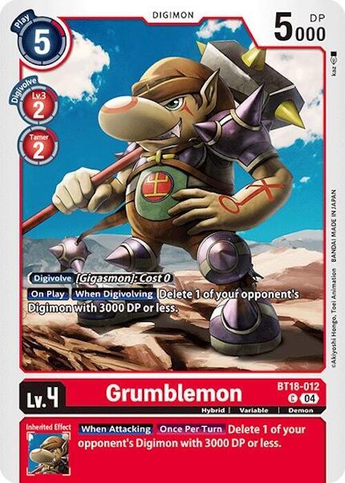 Grumblemon (BT18-012 C) (BT18-19)