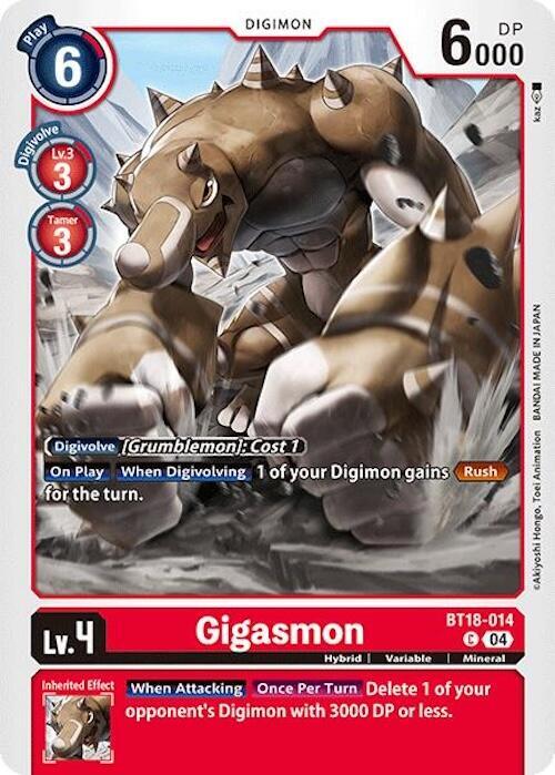 Gigasmon (BT18-014 C) (BT18-19)