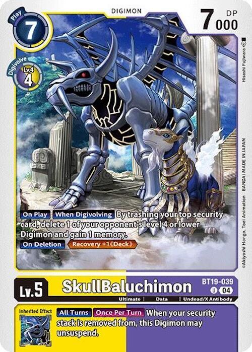SkullBaluchimon (BT19-039 U) (BT18-19)
