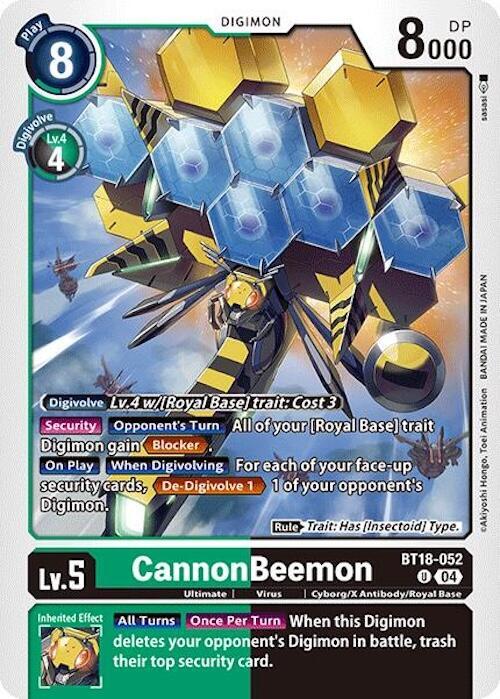 CannonBeemon (BT18-052 U) (BT18-19)