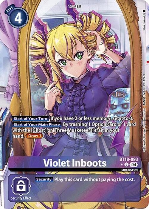 Violet Inboots - BT18-093 (Alternate Art) (BT18-093 U) (BT18-19)
