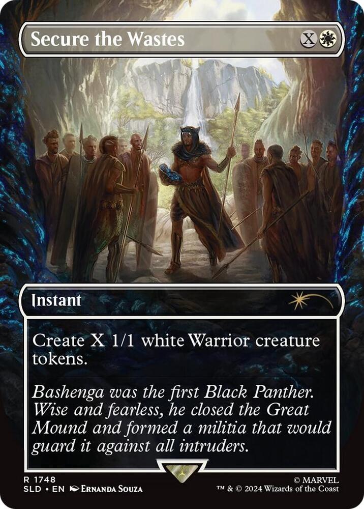 Secure the Wastes (Rainbow Foil) (1748) (SLD)