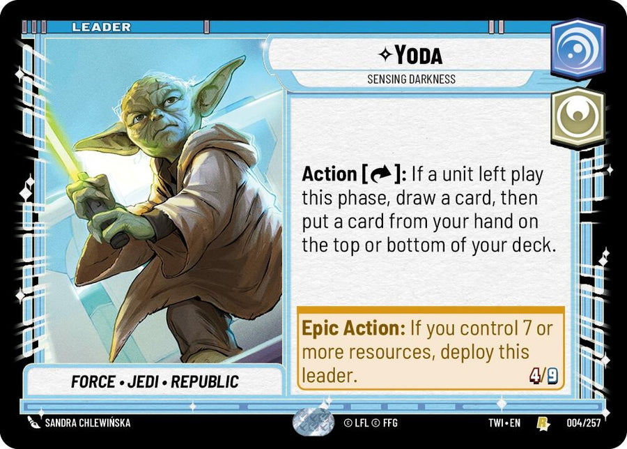 Yoda - Sensing Darkness (004/257) (TWI)