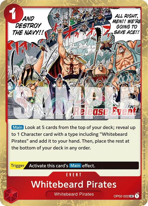Whitebeard Pirates (ST15 - ST20 Release Event Winner Pack) (OP02-022) (OP-PR)