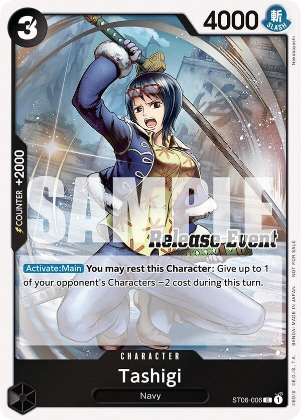 Tashigi (ST15 - ST20 Release Event Winner Pack) (ST06-006) (OP-PR)