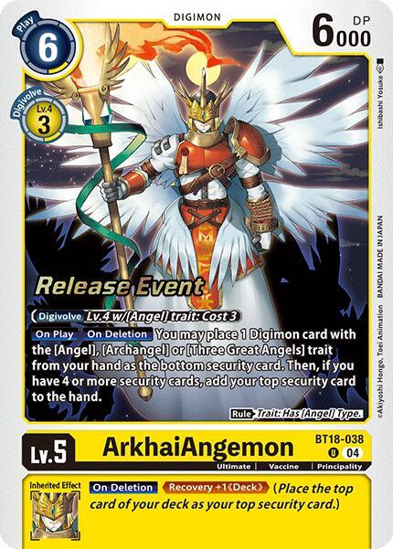 ArkhaiAngemon (BT18-038 U) (BT18-19_PR)
