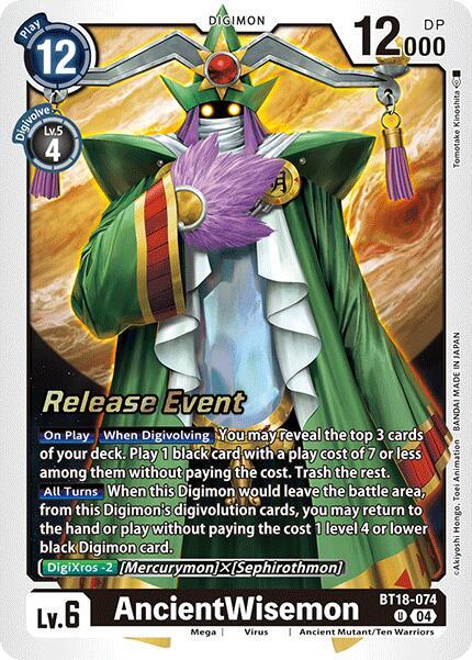 AncientWisemon (BT18-074 U) (BT18-19_PR)