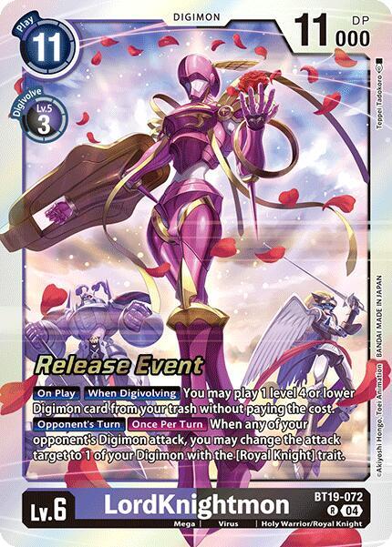 LordKnightmon (BT19-072 R) (BT18-19_PR)