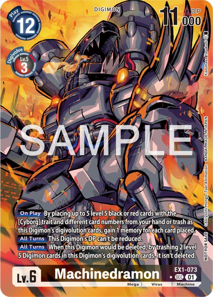 Machinedramon (Release Special Booster Ver.2.0 Celebration Event Winner) (EX1-073 SEC) (BT18-19_PR)