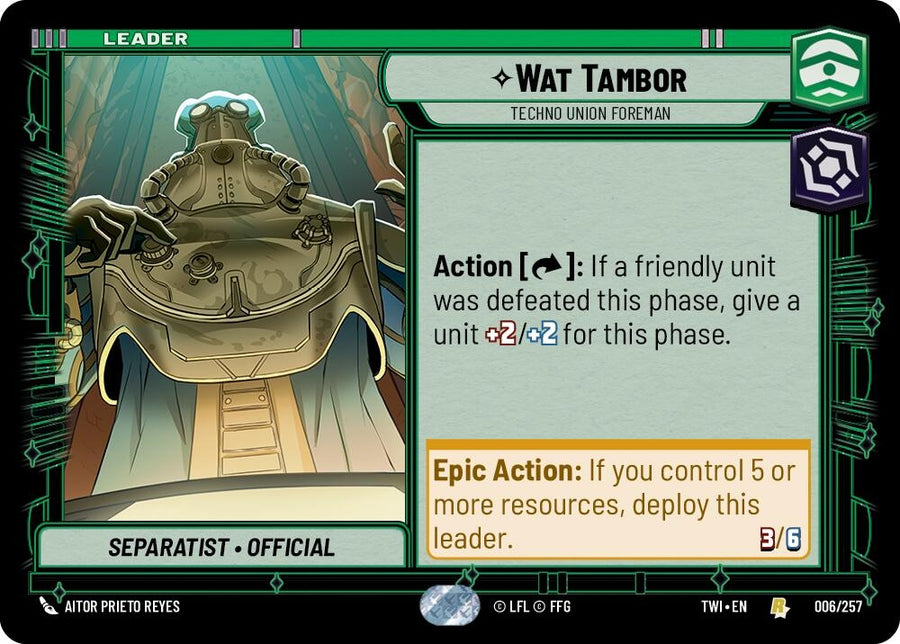 Wat Tambor - Techno Union Foreman (006/257) (TWI)