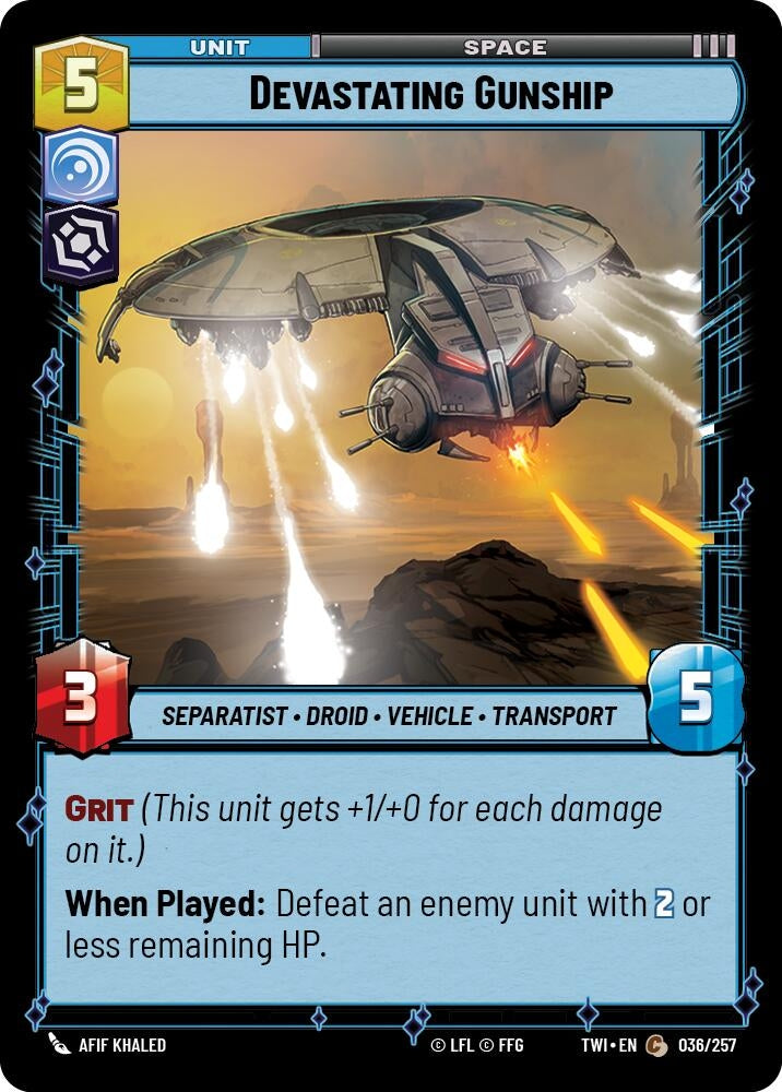 Devastating Gunship (036/257) (TWI)