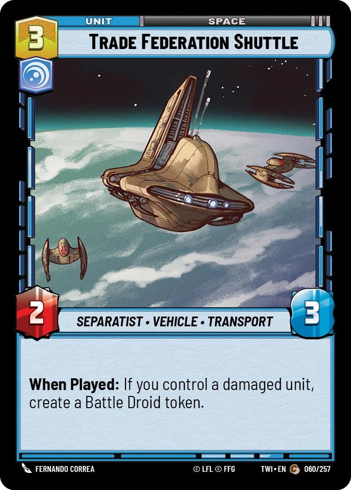 Trade Federation Shuttle (060/257) (TWI)
