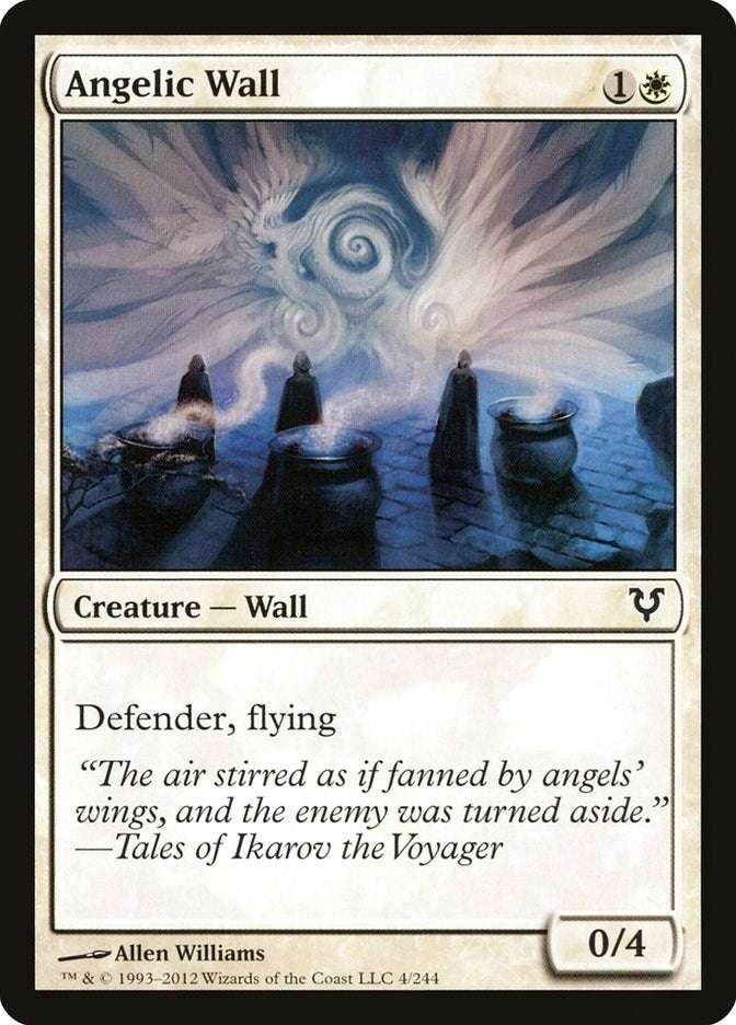 Image for Angelic Wall (4) (AVR) - Magic: The Gathering
