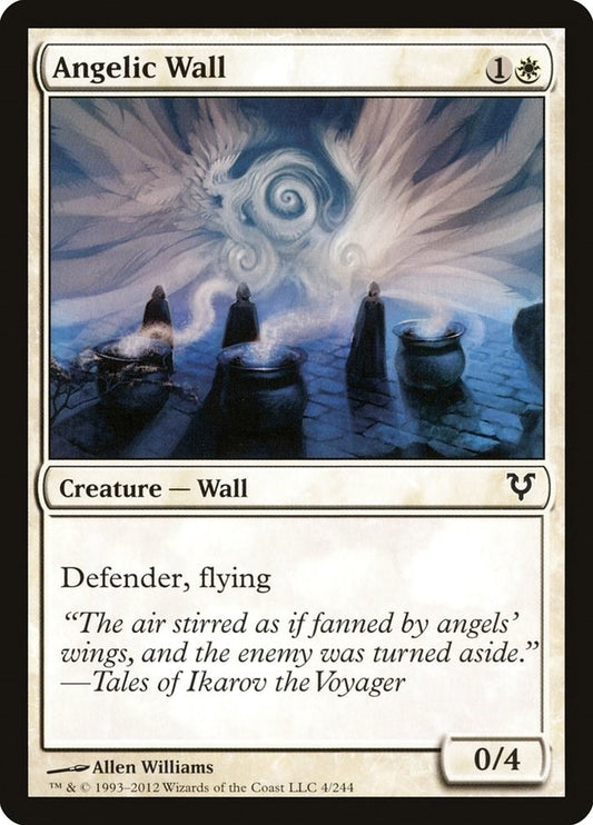 Image for Angelic Wall (4) (AVR) - Magic: The Gathering