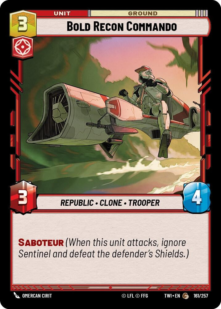 Bold Recon Commando (161/257) (TWI)