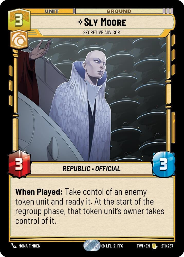 Sly Moore - Secretive Advisor (211/257) (TWI)