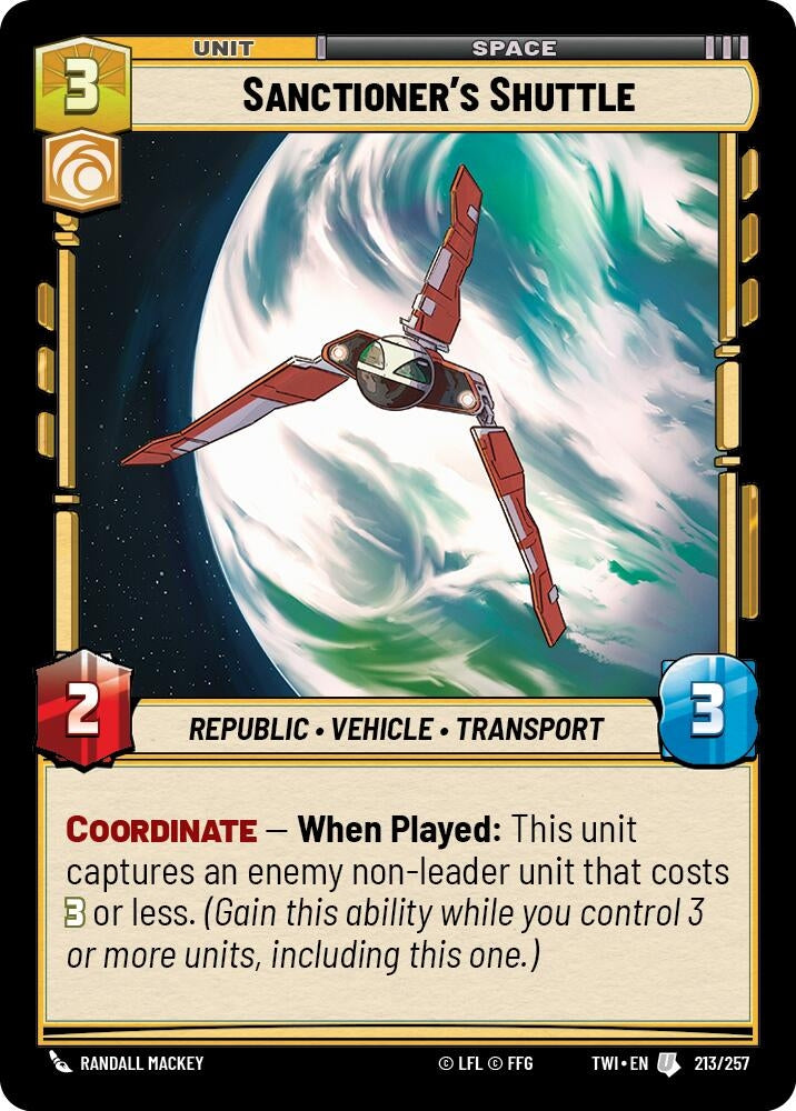 Sanctioner's Shuttle (213/257) (TWI)