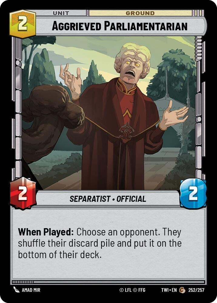 Aggrieved Parliamentarian (252/257) (TWI)
