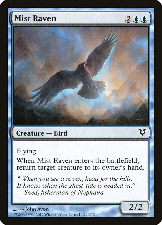 Image for Mist Raven (67) (AVR) - Magic: The Gathering