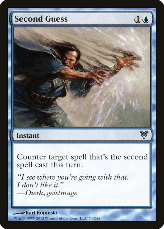 Image for Second Guess (74) (AVR) - Magic: The Gathering
