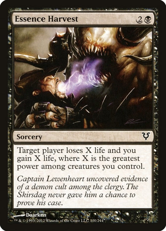 Image for Essence Harvest (100) (AVR) - Magic: The Gathering